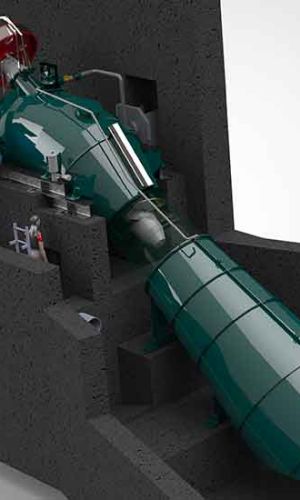 – Intégration dans la centrale hydroélectrique