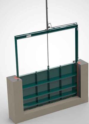 Batardeau métallique pour centrale hydroélectrique