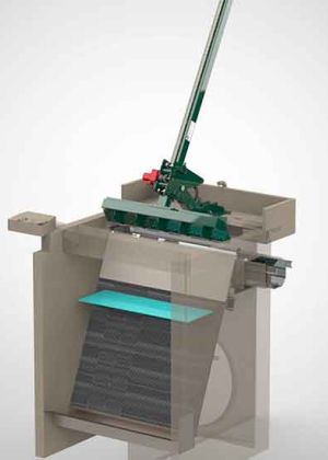 Dégrilleur à crémaillère pour centrales hydroélectriques