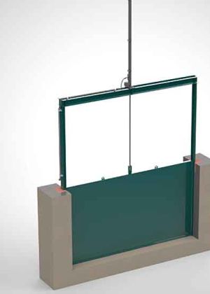 Vanne guillotine pour centrale hydroélectrique
